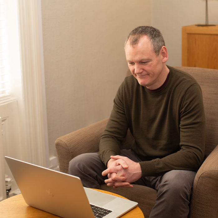 Online therapy session